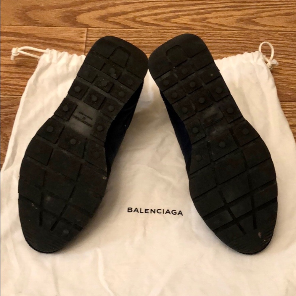 Balenciaga Race Runner Navy Blue Size 37 - Picture 6 of 7